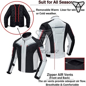 Chaqueta Impermeable de Motociclismo Cordura, Chaqueta de Carreras Textil para Hombre con MOQ BAJO - Product Image 3