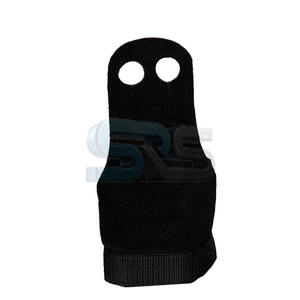 Gants de gymnastique en cuir réglables avec poignée antidérapante Gants d'entraînement croisés à 2 trous pour l'entraînement physique et l'haltérophilie - Product Image 5