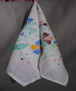 100% Organic Cotton <b>Tea</b> <b>Towels</b> Quick Dry Yellow Stripe Kitchen <b>Linen</b> Eco-Friendly Disposable Floral Custom Sublimation <b>Towel</b> - Product Image 3