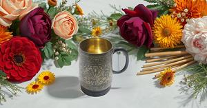 Unique tankard look handmade pure brass beer stein capacity 18 oz moscow mules mugs - Product Image 4