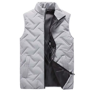 Venta al por mayor de invierno grueso cuello vuelto al aire libre chaqueta para hombre chaleco y chalecos - Product Image 5