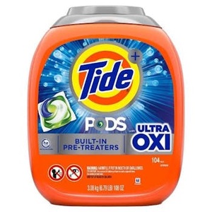 For Tide PODS Laundry <b>Detergent</b> Pacs Spring Meadow Scent 3-in-1 Powerful Clean HE Compatible 156 Count (4 Bags) - Product Image 1