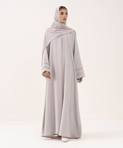 Khimar en crêpe de soie glacée de haute qualité pour le Ramadan 2025, Jilbab décontracté, robe longue intérieure, vente chaude, mode musulmane, abaya décontractée pour femmes - Product Image 5