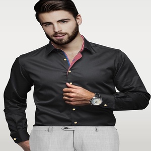 El mejor vestido informal de algodón para hombre, nuevo diseño, transpirable, con cuello levantado, logotipo personalizable, estilo Formal, talla única PA 6XL, suministro ODM - Product Image 1