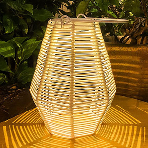 Lámpara Solar de mimbre para Decoración de mesa de jardín, ahorro de energía, venta al por mayor de Vietnam - Product Image 3