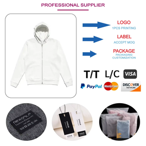 Conjunto de chándal personalizado con logotipo de alta calidad para hombre, conjunto de pantalones de chándal acampanados y Sudadera con capucha, conjunto de pantalones de chándal de algodón y sudadera con cremallera - Product Image 5