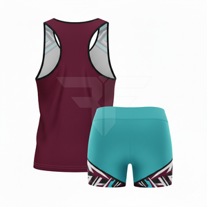 Uniforme de Atletismo Personalizado en Color y Número, 100% Poliéster, Ligero y Transpirable, Hecho en Pakistán, Precio de Fábrica - Product Image 2