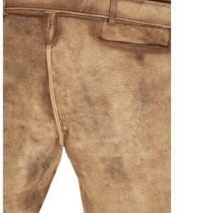 Shorts brodés en cuir Lederhosen à la mode fabriqués au Pakistan Shorts en cuir les plus vendus - Product Image 5