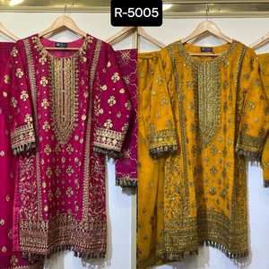 Georgette de imitación de estilo indio y pakistaní con bordado, traje Salwar Kameez con traje tradicional indio de la mejor calidad - Product Image 4