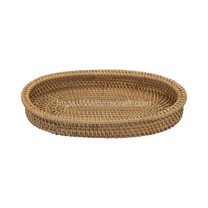 High Quality Set of 3 Rattan Serving Tray <b>Accessories</b> Home <b>Decoration</b> <b>Kitchen</b> Storage <b>Kitchen</b> <b>Accessories</b> Vietnam - Product Image 5