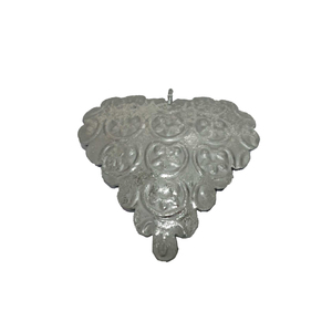 Vente en gros en vrac Décoration de Noël en fer métallique Coeur mural suspendu Ornement mural fini en cuivre pour la décoration de la maison - Product Image 2