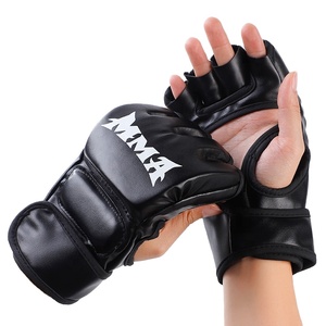 Gants de MMA pour l'entraînement en cuir PU Gants de boxe personnalisés pour les gymnases et les scènes sportives - Product Image 4