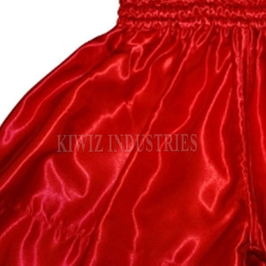 Nouveauté Short de Muay Thai en Satin de Couleur Unie pour Hommes, Fait sur Mesure, Vente en Gros de Service OEM, Motif Décoration - Product Image 4