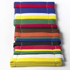 Ceintures de karaté de Taekwondo, vente en gros, ceintures d'arts martiaux de grade solide, adaptation universelle pour Judo/karaté/Taekwondo - Product Image 5
