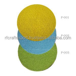 Manteles individuales con cuentas de bandera americana de alta calidad-Manteles individuales resistentes a las manchas de calor para decoración del hogar - Product Image 3