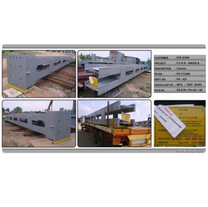 Fabrication structurelle industrielle de service complet pour les bases de machine de structures en acier faites sur commande et les composants fabriqués de soutien - Product Image 1