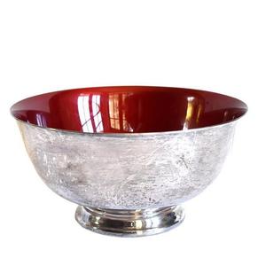 Juego de dos mesas de mesa, frutero decorativo, nuevo y elegante cuenco de metal pintado a mano para servir comida - Product Image 2