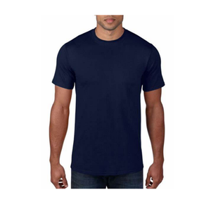 BD, venta al por mayor, Camiseta deportiva de algodón para hombre, camisetas ajustadas de manga corta para gimnasio, camisetas deportivas con logotipo personalizado, diseño en blanco - Product Image 1