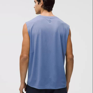 Ensemble de shorts décontractés pour hommes de haute qualité Débardeur et short sans manches en tricot avec logo Design respirant - Product Image 5