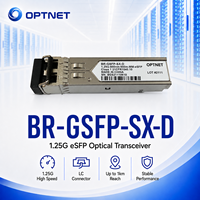 Transceiver optique 1.25G ESFP 850nm LC MMF pour la communication de données Gigabit Ethernet, les commutateurs et les réseaux d'entreprise
