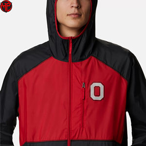 Chaqueta Cortavientos de Último Diseño, Hecha a Medida, Transpirable, con Colores Contrastantes, Cómoda y de Alta Calidad para Hombre - Product Image 3