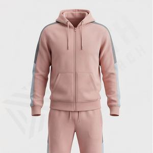 Conjunto Deportivo para Hombre, Corte Ajustado, Personalizable, de Poliéster y Algodón, Unisex, para Correr, Venta al por Mayor, Temporada de Invierno, Ropa Deportiva - Product Image 1