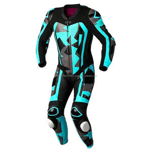 Traje de Carreras de Motocicleta Alpinestar de Una Pieza, Traje de Cuero Vacuno para Motociclistas con Diseño Personalizado - Product Image 1