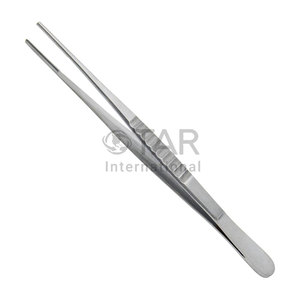 Pinzas Atraumáticas Fórceps Quirúrgico Dental Veterinario Acero inoxidable Instrumentos médicos Agarre antideslizante 6 ", 7", 8 ", 9", 10 ", 12" - Product Image 1