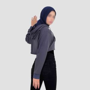 Modest Knitted Islamic Clothing Including <b>Women's</b> Hoodies and Sweatshirts Everyday Muslim Wear streetwear Islamic Hoodie Girls - Product Image 6