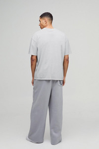 Personnalisable surdimensionné longue goutte épaule Gym T-shirt pour hommes lourd 100% coton blanc T-shirt Logo personnalisé Hip Hop coupe ample - Product Image 2