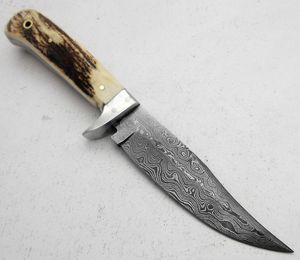 Custom OEM Handmade Black Steel Hunting Bowie <b>Knife</b> 15 Inch Horn Handle with Premium Leather <b>Sheath</b>. - Product Image 5