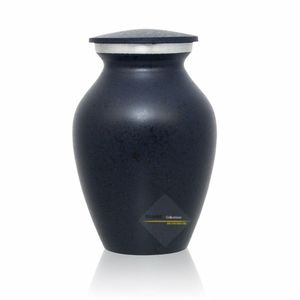 Urnas de recuerdo de cremación de metal personalizadas al por mayor urna funeraria de alta calidad con caja de terciopelo - Product Image 3