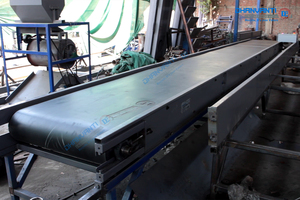 Cao phẳng 5 MTR băng tải cao su 600mm chiều rộng 10 tấn công suất 3 HP động cơ phân loại xử lý lõi phế liệu chất thải máy móc - Product Image 3