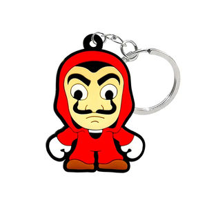 2024 Creative Nouveau Design Fabricant Logo Personnalisé 3D Souple PVC Caoutchouc Porte-clés Anime Hibou Porte-clés Faisant la Machine Prix Titulaire - Product Image 6