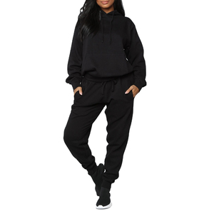 Nouveauté Ensemble de jogging pour femmes, survêtement de sport respirant, survêtement avec logo personnalisé 100% coton Service OEM - Product Image 3