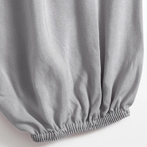 Nuevos pantalones casuales lisos para mujer, pantalones de chándal transpirables de algodón 100% de alta calidad para mujer, personalizados - Product Image 3