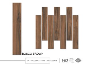 Azulejos de porcelana con aspecto de madera impresos digitalmente Formato largo de 200x1200mm - Product Image 5