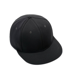 High Quality 5-Panel Baseball <b>Hat</b> Sporty Black Customizable Sports Cap Hand Embroidery Wholesale Common Fabric Baseball Caps - Product Image 4