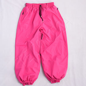 Pantalon de ski snowboard unisexe Design personnalisé imperméable OEM en nylon oversize Streetwear fermeture à glissière coupe-vent caractéristique imprimée - Product Image 2