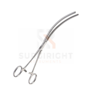 Doyen Clamp Baby Curved Debakey 2X3 dientes Mandíbula atraumática 130mm Ginecología Quirúrgica Doyen Clamp By Surgiright Instruments - Product Image 1