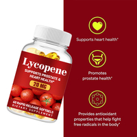 Gélules de Lycopène : Complément Antioxydant pour le Bien-être de la Prostate – Formule OEM, Fabricant de Marque Privée