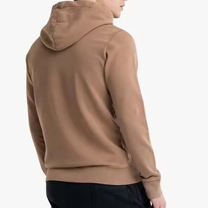 Pull à capuche pour homme, style 2025, tissu polaire, respirant, mélange de polyester et de coton, poche, coupe classique, OEM - Product Image 6