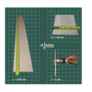 Balsa Sheet 5mm Indonesien Preis paket Leichte Dichte Benutzer definierte dauerhafte Funktion Holz Rohstoffe Holz palette