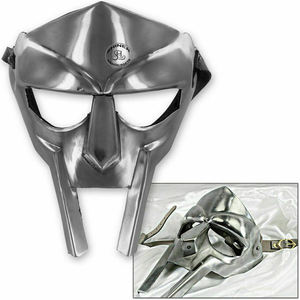 Casco Medieval de gladiador MF Doom, máscara facial romana de acero, armadura MF Doom, recreación, Gladiador vikingo - Product Image 6
