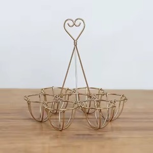 Black Iron Egg Rack Egg Holder With Powder Coated Finished For Sleek And Modern Farmhouse Kitchen Decor - Product Image 4