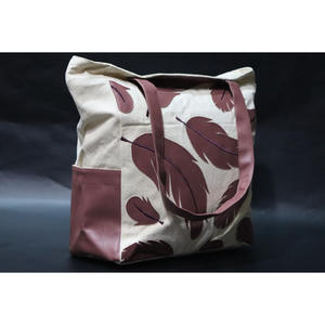 Sac fourre-tout de plage 100% coton avec de belles couleurs meilleur Patchwork broderie conception fermeture à glissière plus haute qualité prix de gros - Product Image 6