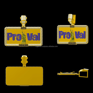 Opulento colgante unisex de oro amarillo de 10 quilates con diamantes naturales de 9,14 quilates, Joyería de diamantes estilo Hip Hop de 83 GM - Product Image 2