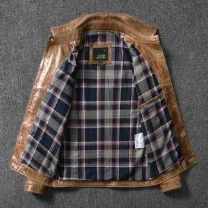 Chaqueta de cuero Pu de diseñador para hombre, personalizada, alta calidad, estilo OEM, al por mayor, 2022 - Product Image 3