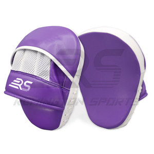 Mitaines de frappe de boxe Tapis de mise au point d'entraînement en cuir de vachette Dernier design Tapis de mise au point de boxe avec logo - Product Image 5