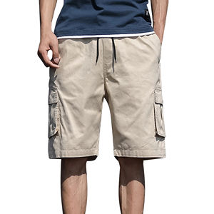 Pantalones cortos Cargo de algodón para hombre, ropa informal de verano, bolsillo, ajuste holgado, ropa para exteriores, pantalones cortos informales de verano hechos por profesionales para hombre - Product Image 1